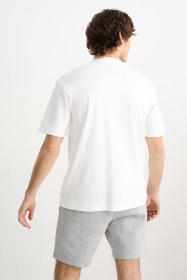 Herren - T-Shirt - cremeweiß