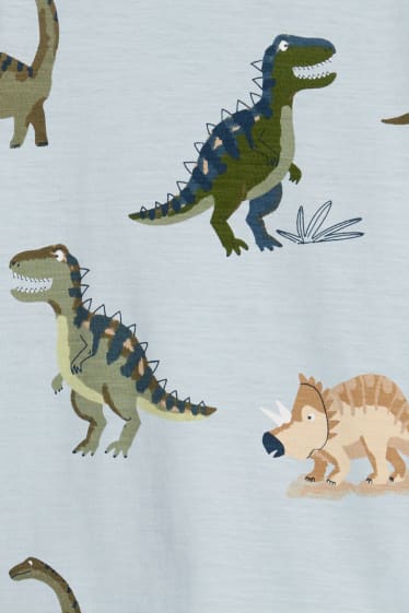 Dzieci - Wielopak, 3 szt. - dinozaur - koszulka z krótkim rękawem - kremowobiały