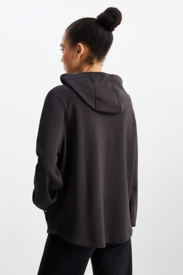 Women - Technical hoodie - dark gray