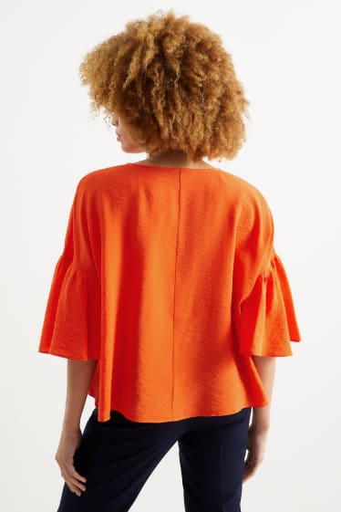 Femei - Bluză - portocaliu
