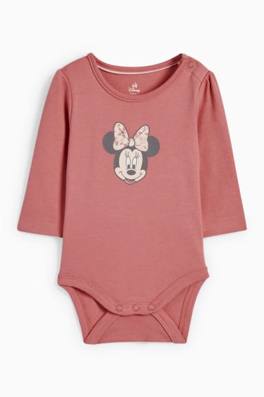 Bebeluși - Minnie Mouse - compleu bebeluși - 3 piese - roz