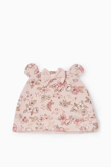 Babys - Minnie Mouse - babyoutfit - 3-delig - roze
