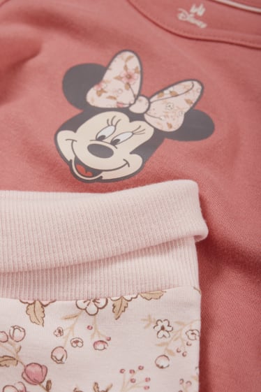 Bebés - Minnie Mouse - conjunto para bebé - 3 piezas - rosa