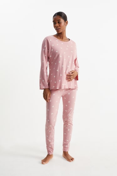 Damen - Still-Pyjama - pink