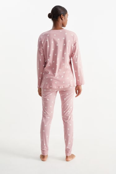 Damen - Still-Pyjama - pink