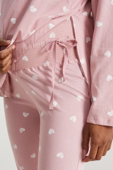 Femmes - Pyjama d’allaitement - rose