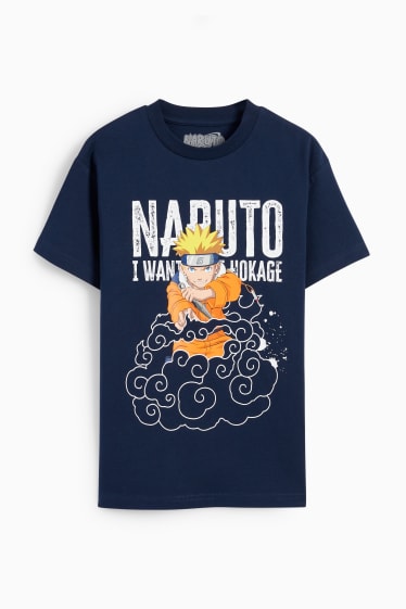 Niños - Naruto - camiseta de manga corta - azul oscuro