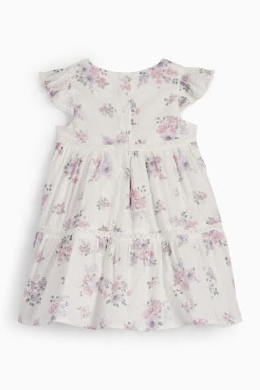 Babies - Baby dress - floral - cremewhite