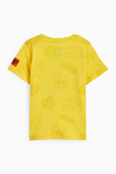 Dětské - Tlapková patrola - tričko s krátkým rukávem - se vzorem - žlutá