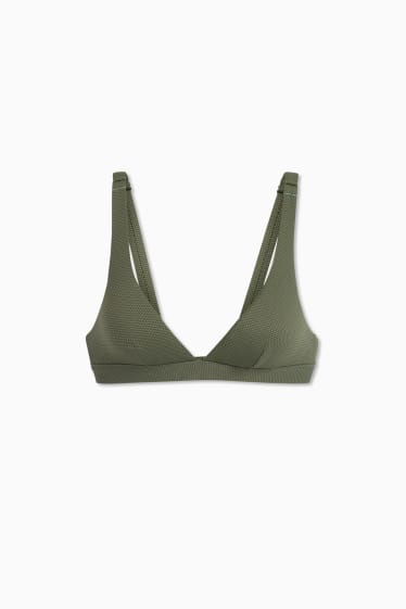 Donna - Top bikini - imbottito - LYCRA® XTRA LIFE™ - verde scuro