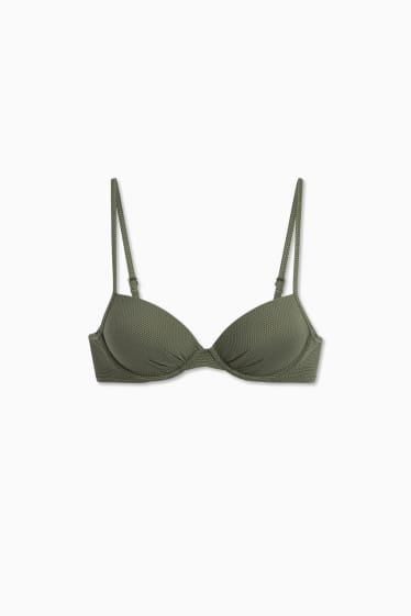 Femmes - Haut de bikini à armatures - ampliforme - LYCRA® XTRA LIFE™ - vert foncé