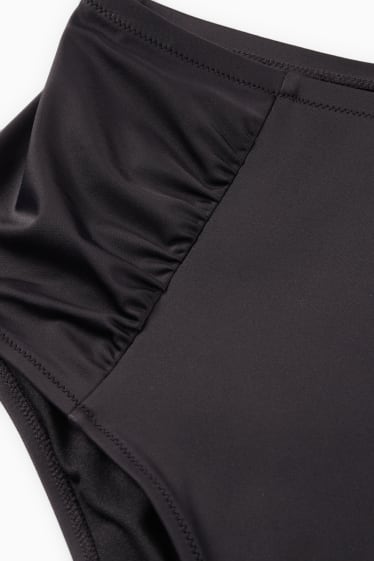 Dámské - Spodní díl bikin - high waist - LYCRA® XTRA LIFE™ - černá