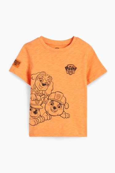 Niños - La Patrulla Canina - camiseta de manga corta - naranja