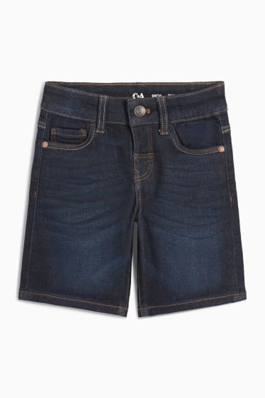 Children - Denim Bermuda shorts - dark blue