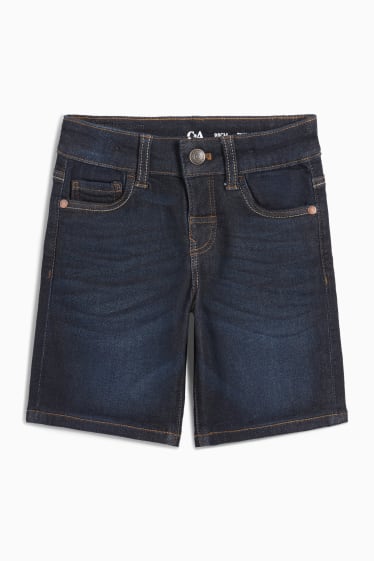Enfants garçons - Bermuda en jean - bleu foncé