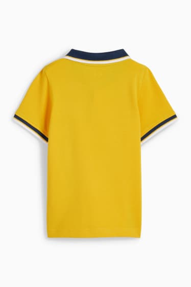 Dzieci - Traktor - koszulka polo - żółty