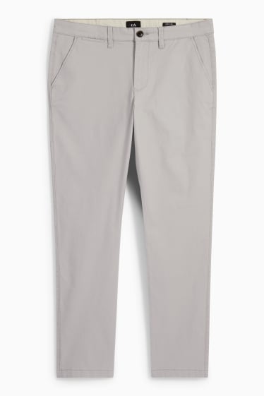 Hommes - Chino - slim fit - gris