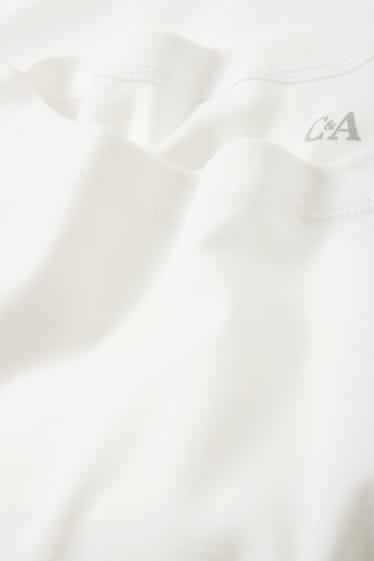 Dámské - Tričko s dlouhým rukávem - krémově bílá