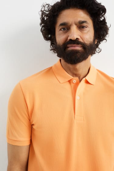Herren - Poloshirt - orange