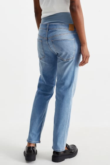 Dona - Texans de maternitat - straight jeans - LYCRA® - texà blau clar
