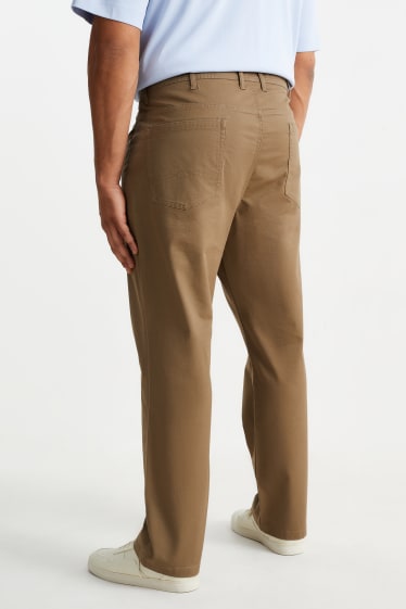 Hommes - Pantalon - regular fit - kaki
