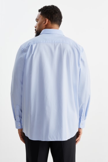 Hombre - Camisa - regular fit - de planchado fácil - azul claro