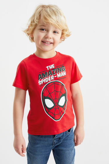 Bambini - Confezione da 5 - Marvel - maglia a maniche corte - bianco