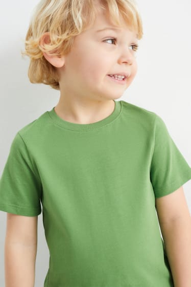 Dětské - Tričko s krátkým rukávem - zelená