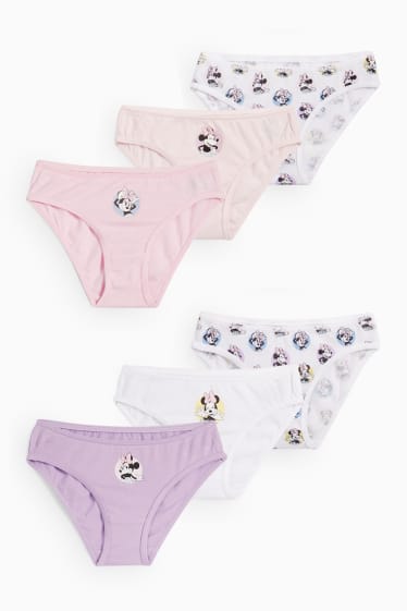 Children - Multipack of 6 - Minnie Mouse - briefs - rose