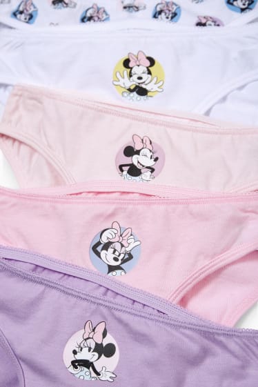Kinderen - Set van 6 - Minnie Mouse - slip - roze
