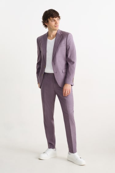 Home - Pantalons combinables - slim fit - Flex - LYCRA® - violeta clar