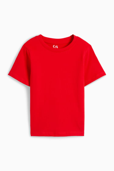 Dětské - Tričko s krátkým rukávem - červená