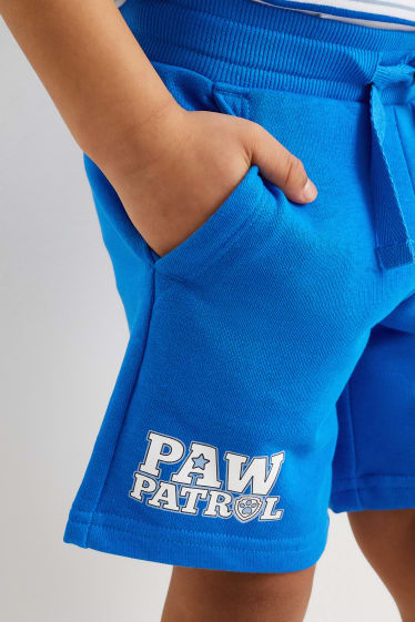 Kinderen - Set van 3 - PAW Patrol - sweatshorts - licht grijs-mix