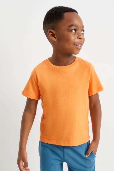 Dětské - Tričko s krátkým rukávem - oranžová