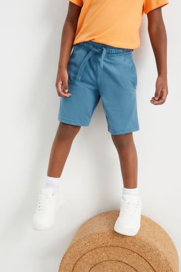 Children - Sweat Bermuda shorts - turquoise