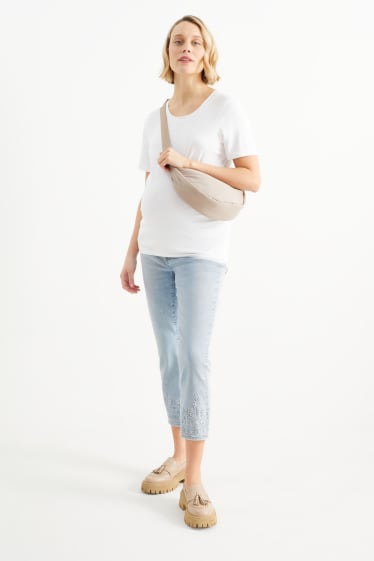 Women - Maternity jeans - slim jeans - denim-light blue