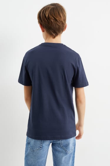 Bambini - Confezione da 3 - parkour e sneaker - t-shirt - blu
