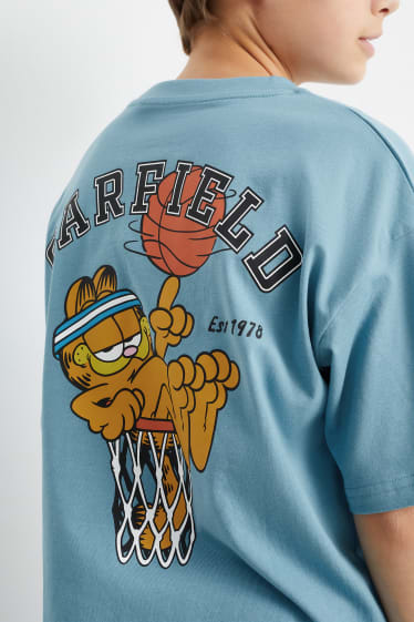 Niños - Garfield - camiseta de manga corta - azul