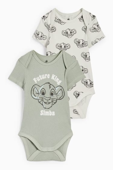 Babies - Multipack of 2 - The Lion King - baby bodysuit - mint green