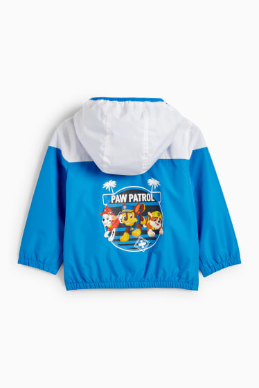 Kinder - PAW Patrol - Jacke mit Kapuze - gefüttert - wasserabweisend - blau