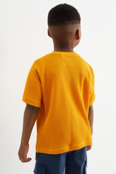 Kinderen - Banaan - T-shirt - licht oranje