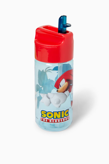 Kinderen: jongens - Sonic - drinkfles - 430 ml - rood