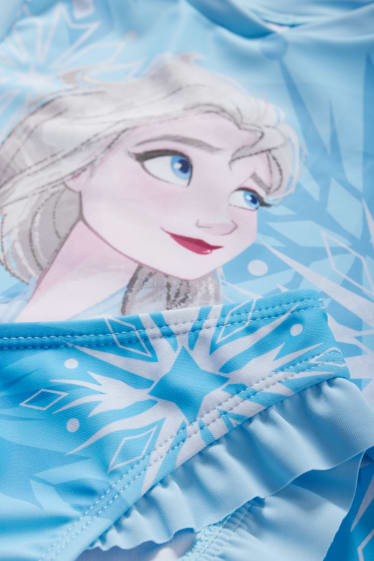 Bambini - Frozen - completo da mare - LYCRA® XTRA LIFE™ - 2 pezzi - azzurro