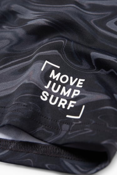 Children - Swim shorts - LYCRA® XTRA LIFE™ - patterned - black