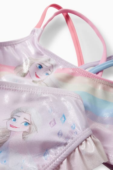 Enfants - La Reine des Neiges - bikini - LYCRA® XTRA LIFE™ - 2 pièces - rose