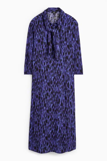 Mujer - Vestido camisero de viscosa - estampado - lila