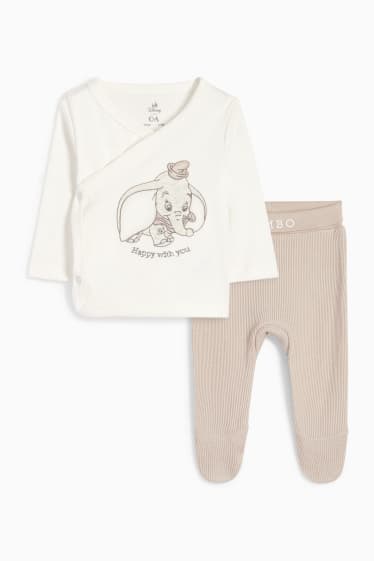 Babies - Dumbo - newborn outfit - 2-piece - cremewhite
