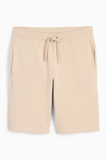 Kinder Jungen - Sweatshorts - beige