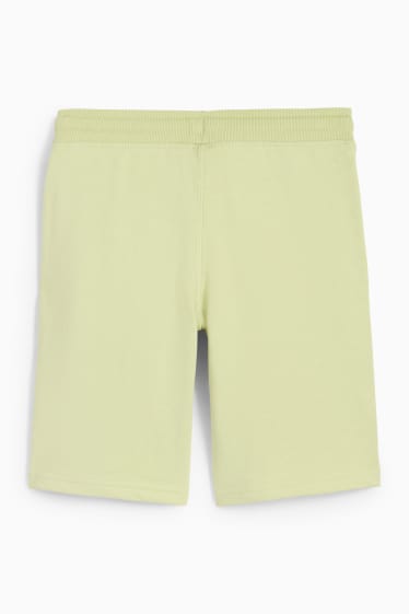 Bambini - Shorts di felpa - verde chiaro