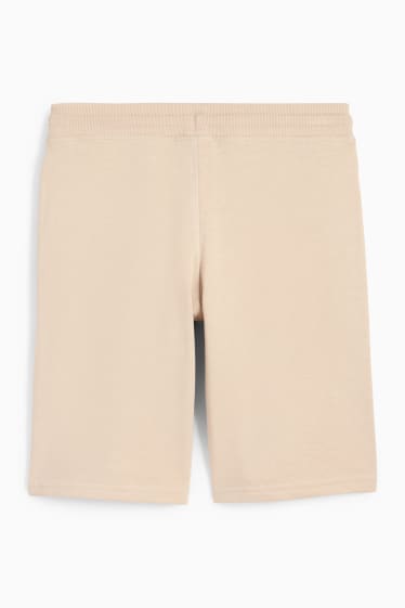 Kinderen - Sweatshort - beige